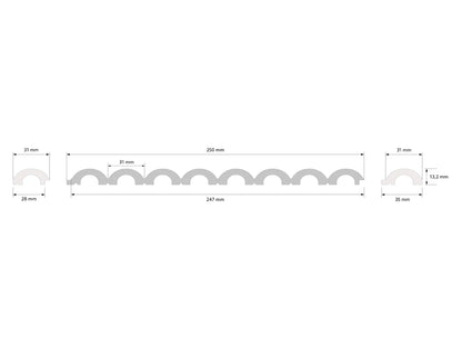 Waterproof Ribbed Wall Panels