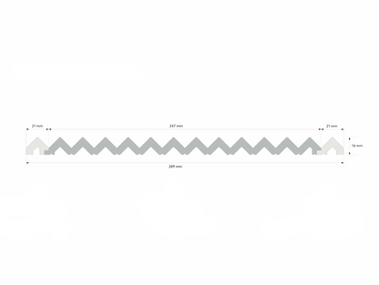 Waterproof Zigzag Wall Panels